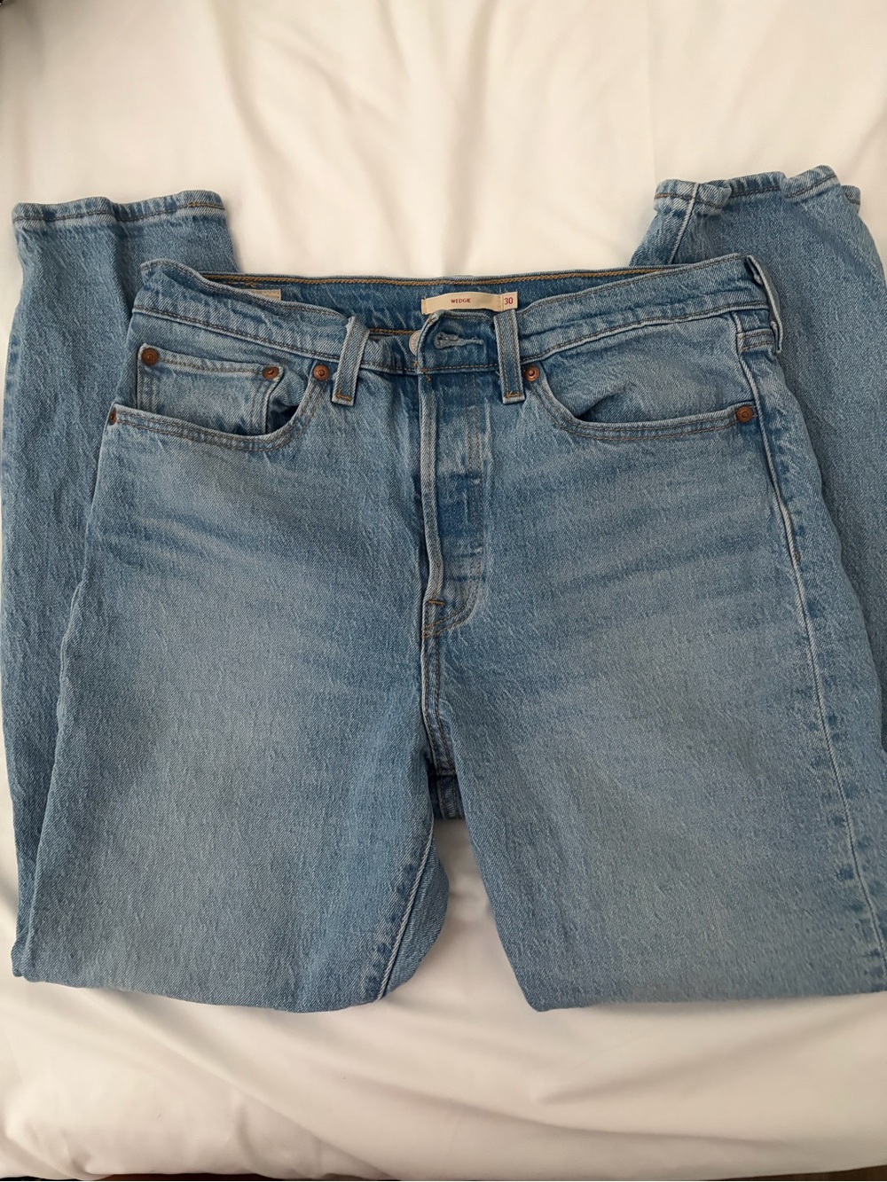 Levi's Light Blue Boyfriend Jeans - Relaxed Fit